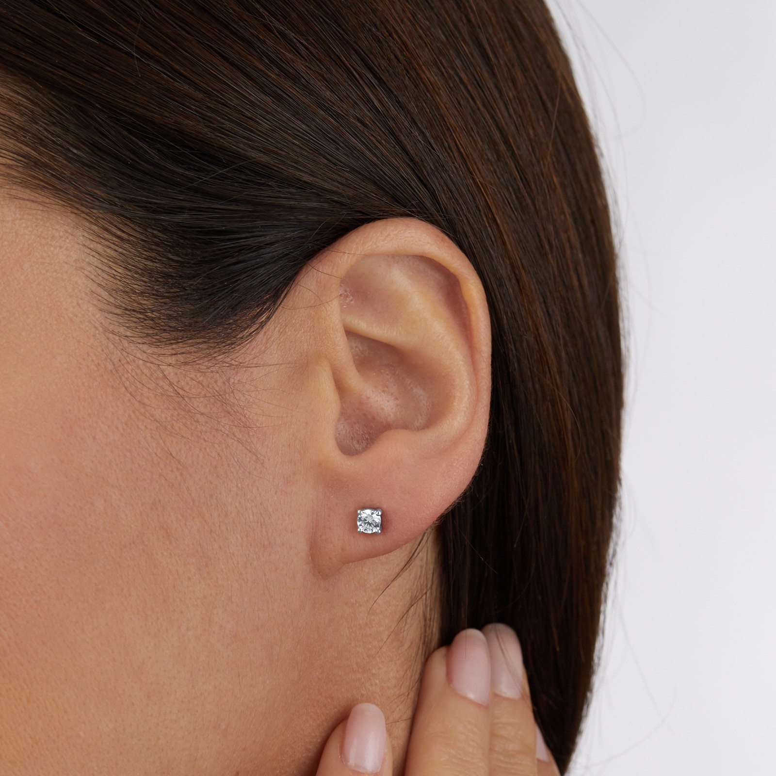 Goldsmiths 9ct White Gold 0.50cttw Diamond Stud Earrings