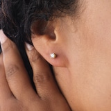 Goldsmiths 9ct Yellow Gold 0.25cttw Diamond Stud Earrings