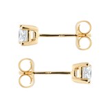 Goldsmiths 9ct Yellow Gold 0.50cttw Diamond Stud Earrings