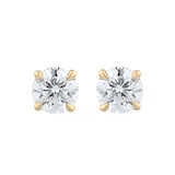 Best Luxury 
Exclusive 18ct Yellow Gold 0.40cttw Brilliant Cut Solitaire Diamond Stud Earrings