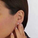 Best Luxury 
Exclusive 18ct White Gold 0.50cttw Brilliant Cut Solitaire Diamond Stud Earrings