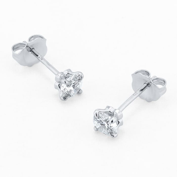 Best Luxury 
Exclusive 18ct White Gold 0.50cttw Brilliant Cut Solitaire Diamond Stud Earrings