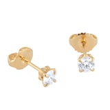 Best Luxury 
Exclusive 18ct Yellow Gold 0.50cttw Brilliant Cut Solitaire Diamond Stud Earrings