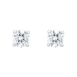Best Luxury 
Exclusive 18ct White Gold 0.70cttw Brilliant Cut Solitaire Diamond Stud Earrings