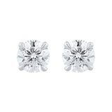 Best Luxury 
Exclusive 18ct White Gold 1.00cttw Brilliant Cut Solitaire Diamond Stud Earrings