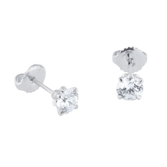 Goldsmiths Exclusive 18ct White Gold 1.00cttw Brilliant Cut Solitaire Goldsmiths Signature Diamond Stud Earrings Goldsmiths Exclusive 18ct White Gold 1.00cttw Brilliant Cut Solitaire Goldsmiths Signature Diamond Stud Earrings