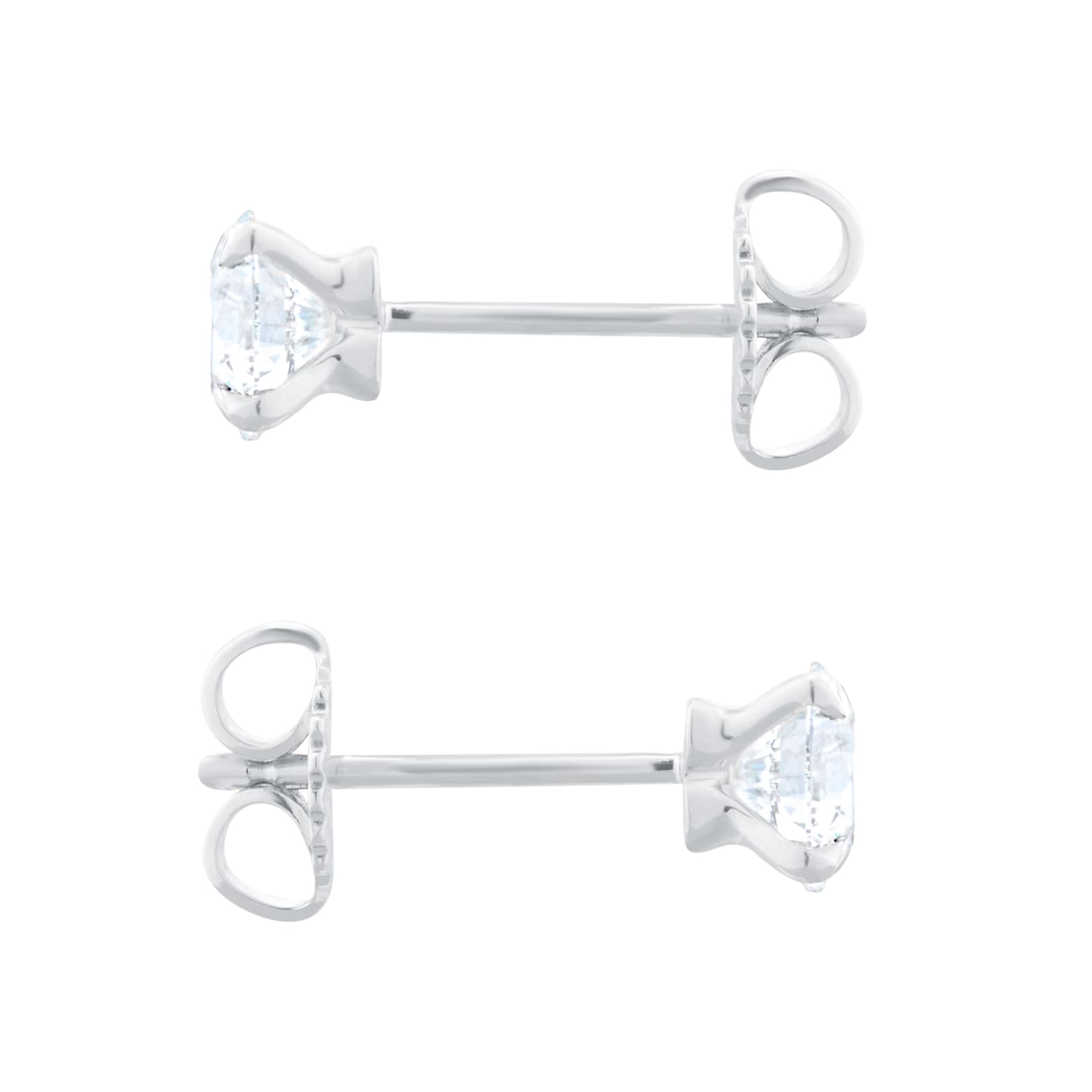 Goldsmiths Exclusive 18ct White Gold 1.00cttw Brilliant Cut Solitaire Goldsmiths Signature Diamond Stud Earrings Goldsmiths Exclusive 18ct White Gold 1.00cttw Brilliant Cut Solitaire Goldsmiths Signature Diamond Stud Earrings