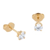 Best Luxury 
Exclusive 18ct Yellow Gold 0.70cttw Brilliant Cut Solitaire Diamond Stud Earrings