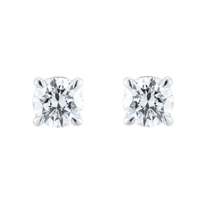 Goldsmiths 18ct White Gold 0.25cttw Diamond Stud Earrings