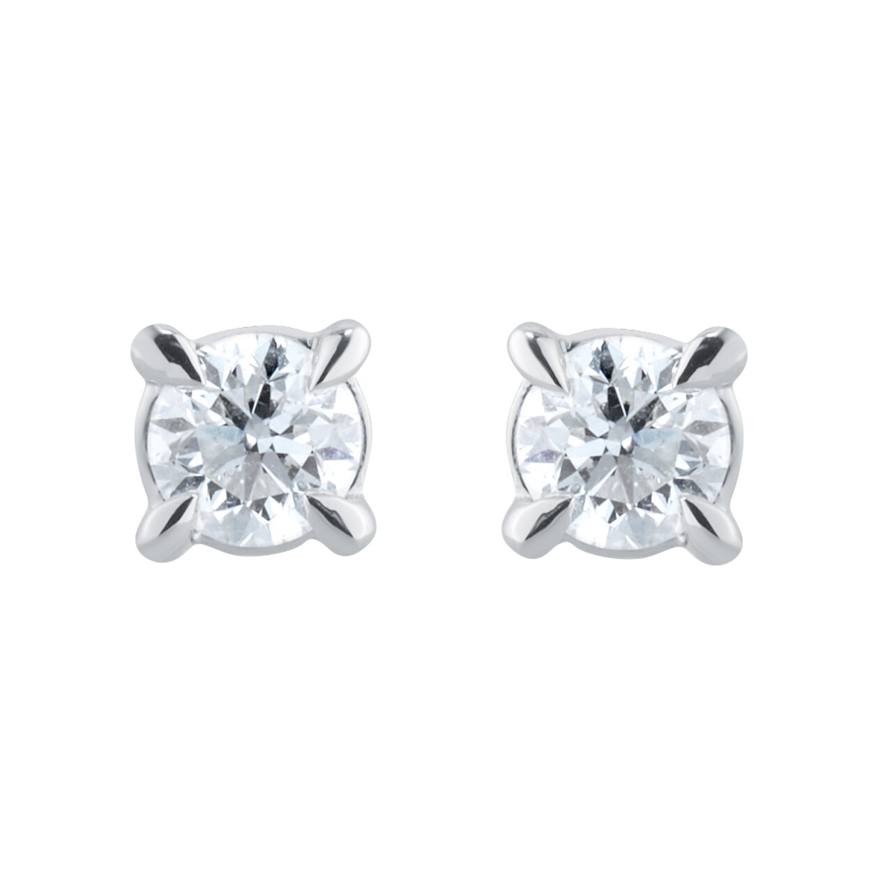Goldsmiths 18ct White Gold 0.25cttw Diamond Stud Earrings