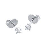 Goldsmiths 18ct White Gold 0.25cttw Diamond Stud Earrings