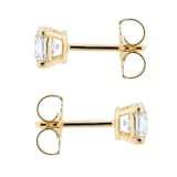 Goldsmiths 18ct Yellow Gold 1.00cttw Diamond Stud Earrings