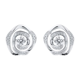 12153601 - Limited Edition 18ct White Gold 0.51cttw Diamond Stud Earrings