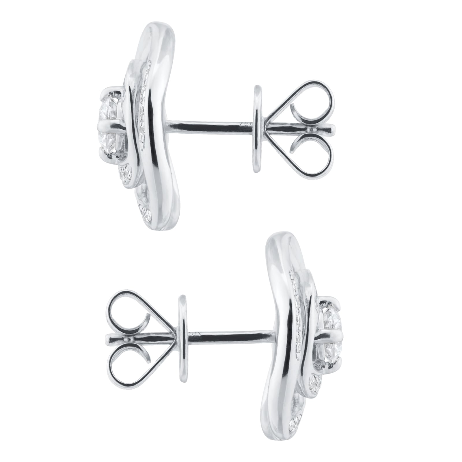 Mappin & Webb Limited Edition 18ct White Gold 0.51cttw Diamond Stud Earrings Mappin & Webb Limited Edition 18ct White Gold 0.51cttw Diamond Stud Earrings
