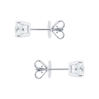 Mappin & Webb Libretto Platinum 1.00cttw Diamond Stud Earrings