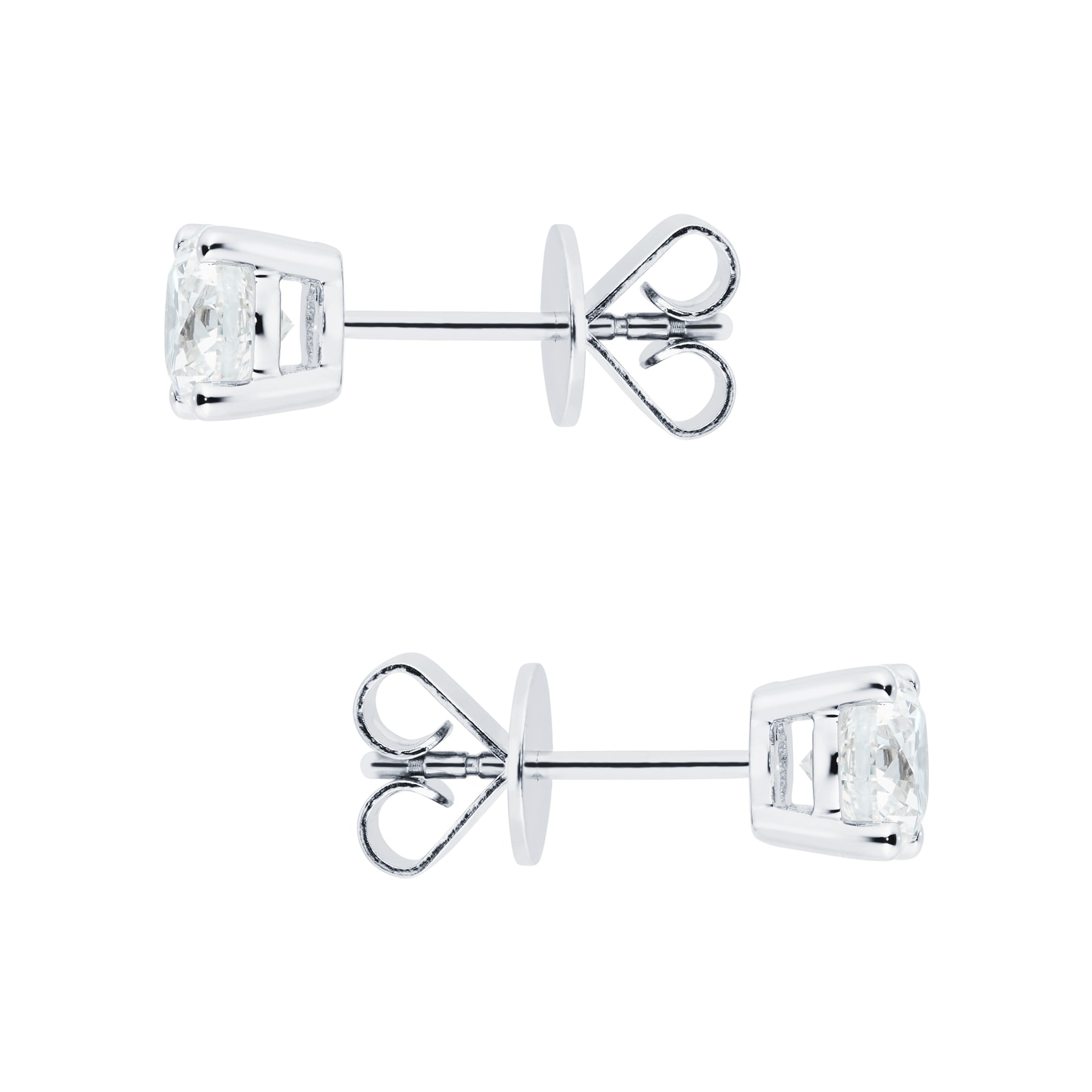 Mappin & Webb Libretto Platinum 1.50cttw Diamond Stud Earrings
