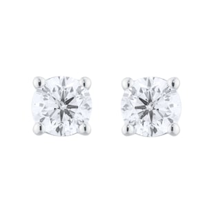 Mappin & Webb 18ct White Gold 1.00cttw Diamond Stud Earrings