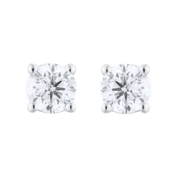 12153611 - 18ct White Gold 1.00cttw Diamond Stud Earrings