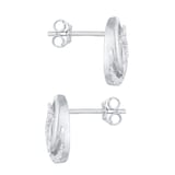 Mappin & Webb Fortune 18ct White Gold 0.34cttw Diamond Spiral Stud Earrings