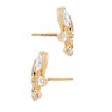 Mappin & Webb Vinea 18ct Yellow Gold 0.60cttw Diamond Climber Earrings