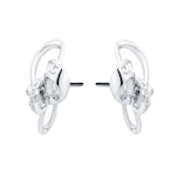 Mappin & Webb 18ct White Gold 0.58cttw Diamond Bow Stud Earrings