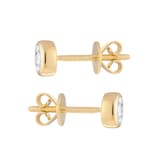 Goldsmiths 9ct Yellow Gold 0.16cttw Diamond Birthstone Stud Earrings