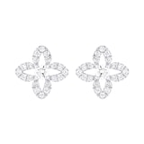 Mappin & Webb Floriana 18ct White Gold 0.66cttw Diamond Stud Earrings