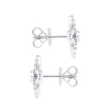 Mappin & Webb Floriana 18ct White Gold 0.66cttw Diamond Stud Earrings