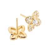 Mappin & Webb Floriana 18ct Yellow Gold 0.66cttw Diamond Stud Earrings