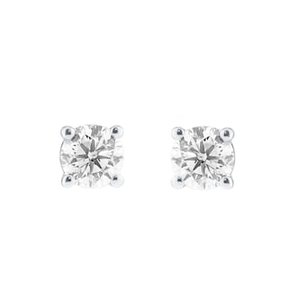 Goldsmiths 9ct White Gold 1.00cttw Round Brilliant Cut Solitaire Stud Earrings Goldsmiths 9ct White Gold 1.00cttw Round Brilliant Cut Solitaire Stud Earrings