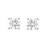 Mappin & Webb Platinum 1.00cttw Round Brilliant Cut Diamond Stud Earrings