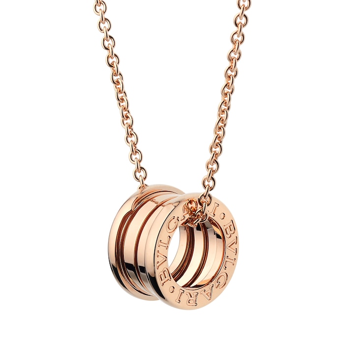 Bvlgari Jewelry 18k Rose Gold B.ZERO1 Necklace