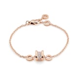 Bvlgari Jewelry 18K Rose Gold B.zero1 Diamond Bracelet - Size M/L
