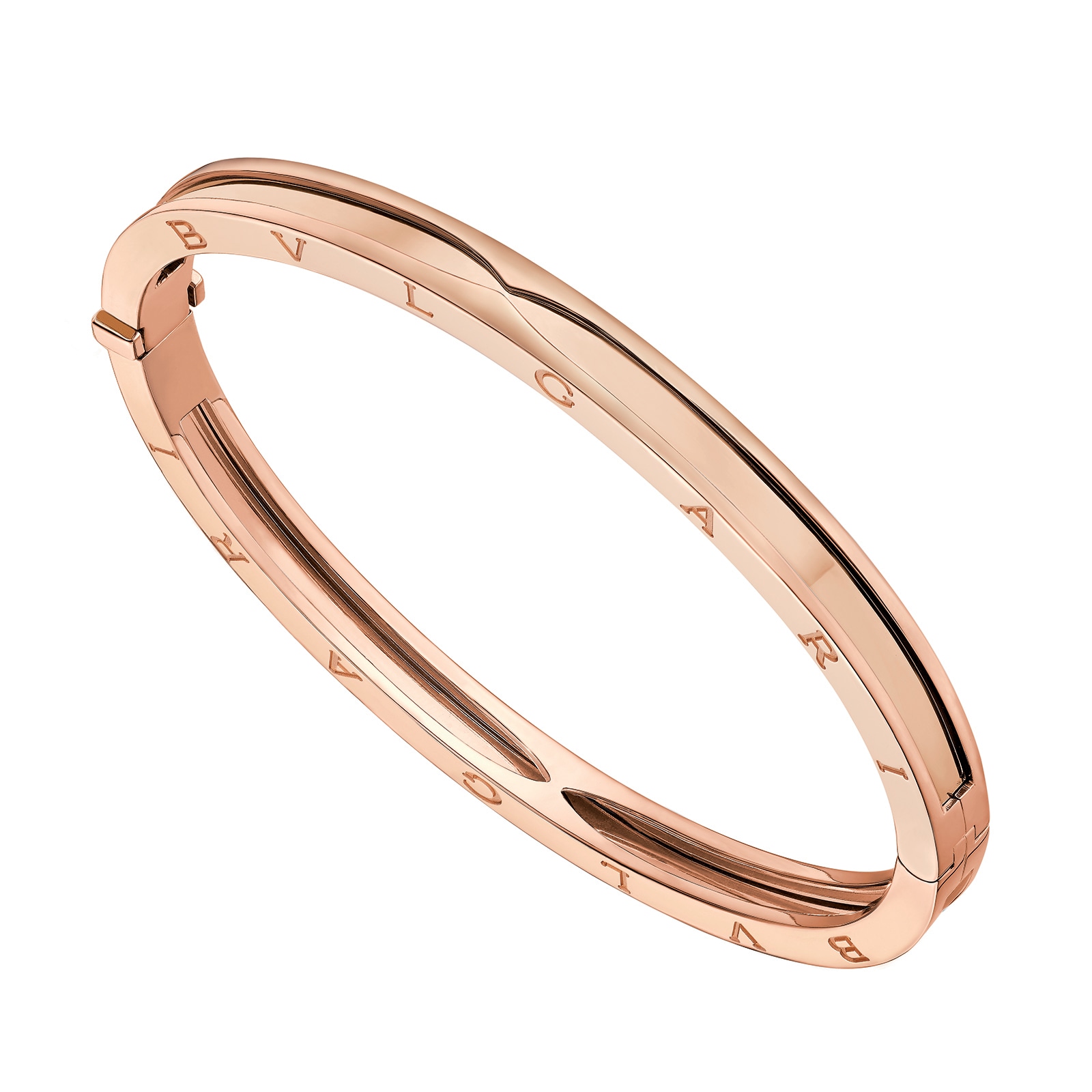 Bvlgari Jewelry 18k Rose Gold B.ZERO1 Bracelet - Size Medium