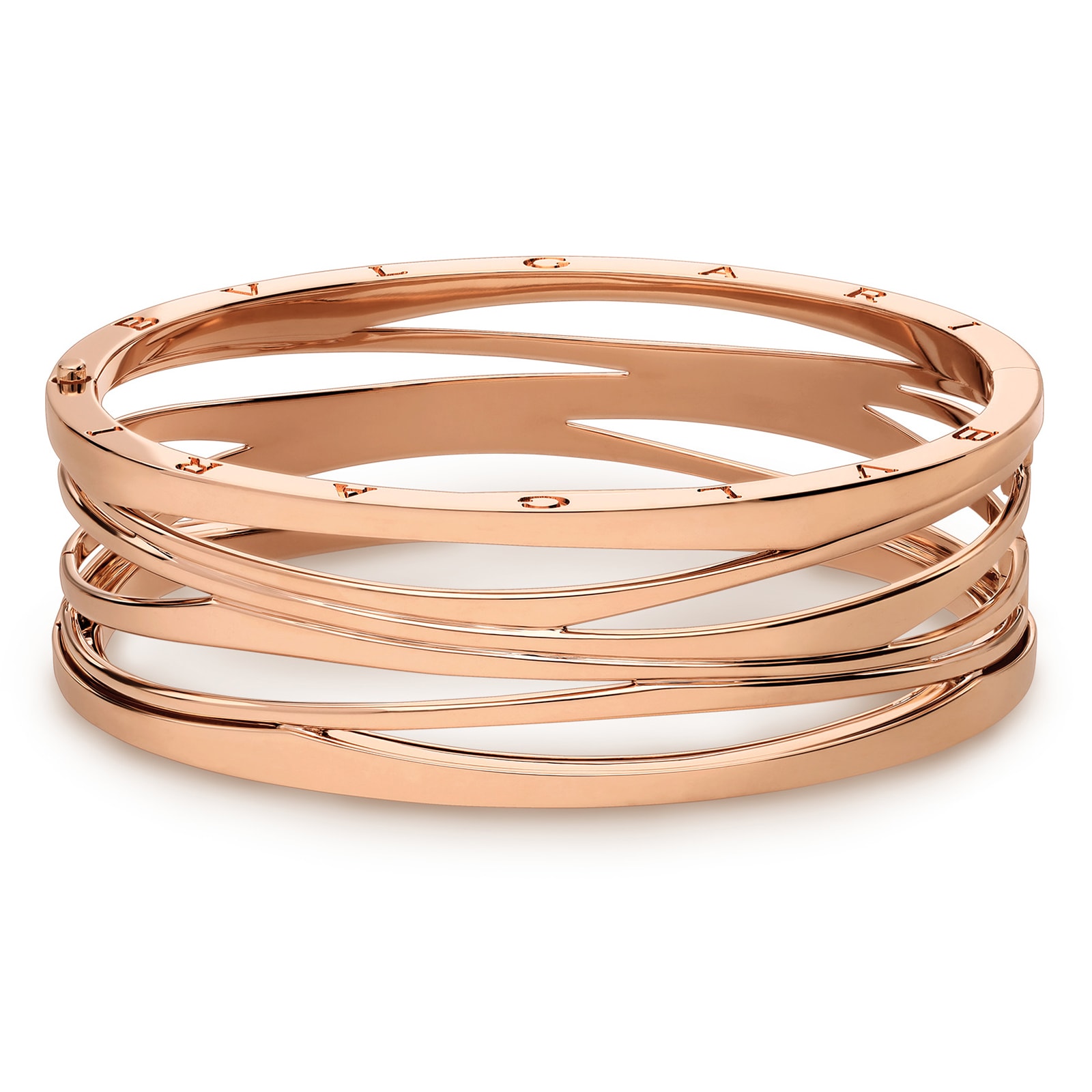 18k Rose Gold B.ZERO1 Bracelet - Size Medium