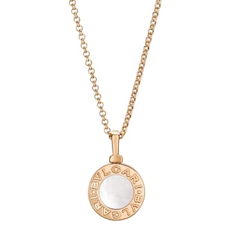 Bvlgari Jewelry 18k Rose Gold Bvlgari Bvlgari Mother of Pearl Necklace - 16-17 Inch Bvlgari Jewelry 18k Rose Gold Bvlgari Bvlgari Mother of Pearl Necklace - 16-17 Inch