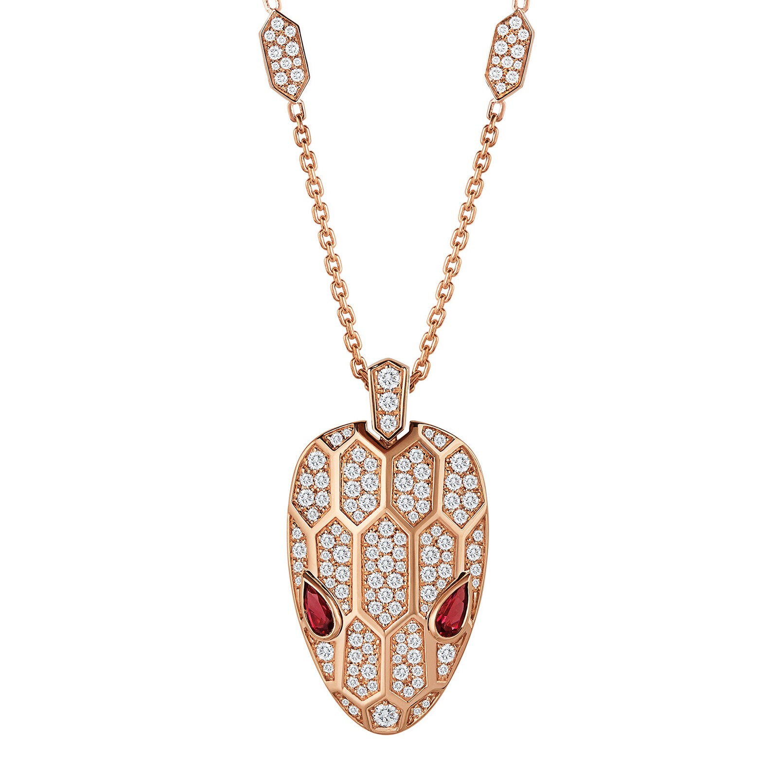 The Bulgari Serpenti necklace featuring a diamond encrusted serpent  encircling a single aquamarine. For more charming pieces, visit  http://balharbourshops.com… | งู