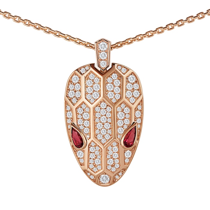 Buy original Jewelry Bvlgari Serpenti Pendant 352678 with Bitcoin