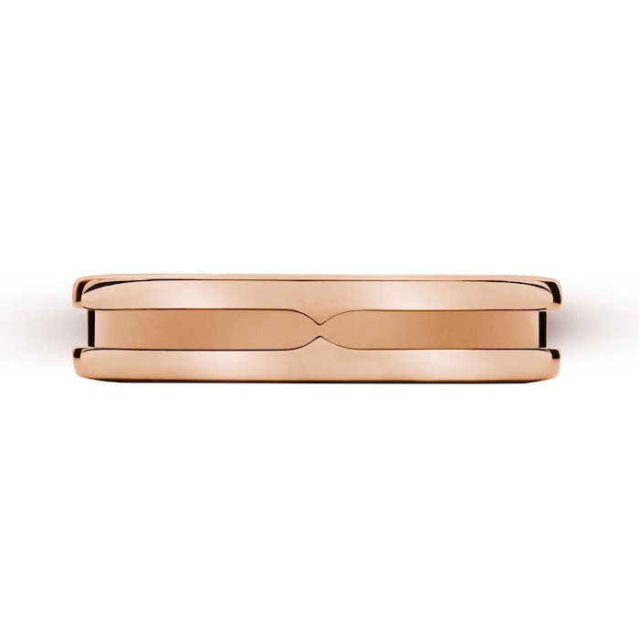Bvlgari Jewelry 18k Rose Gold B.ZERO1 1 Band Ring - Size 6.25