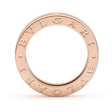 Bvlgari Jewelry 18k Rose Gold B.ZERO1 1 Band Ring - Size 6.25