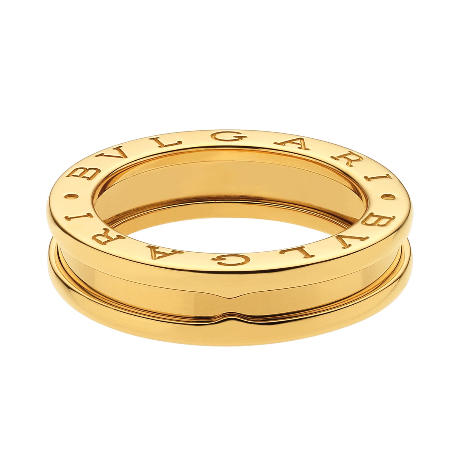 Bvlgari Jewelry 18k Yellow Gold B.ZERO1 1 Band Ring - Size 11.5