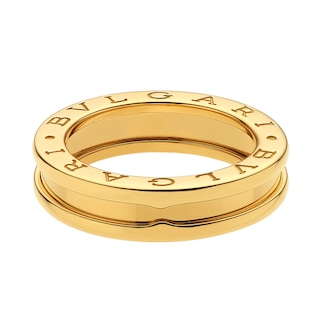 Bvlgari Jewelry 18k Yellow Gold B.ZERO1 1 Band Ring - Size 11.5