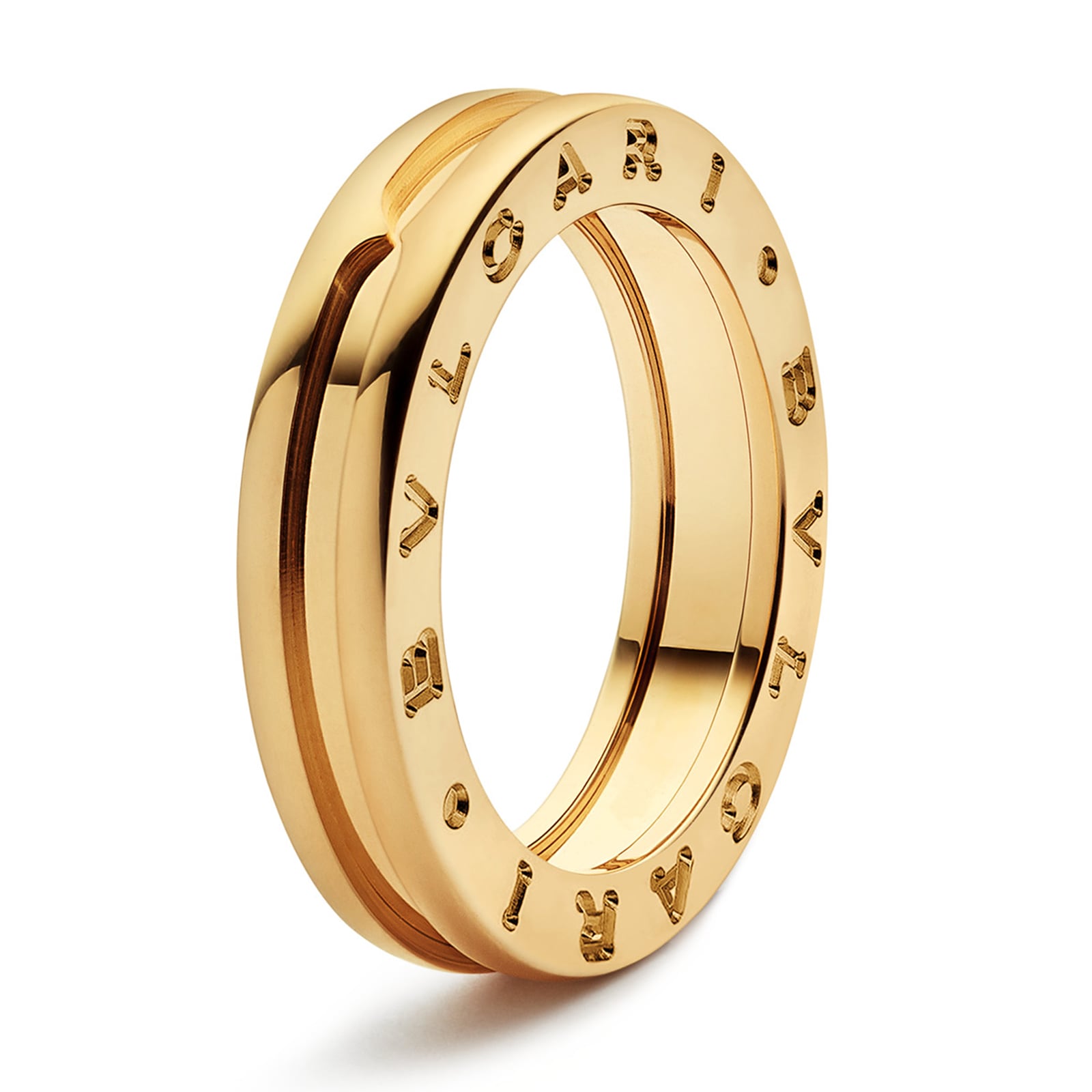 Bvlgari Jewelry 18k Yellow Gold B.ZERO1 1 Band Ring - Size 11.5