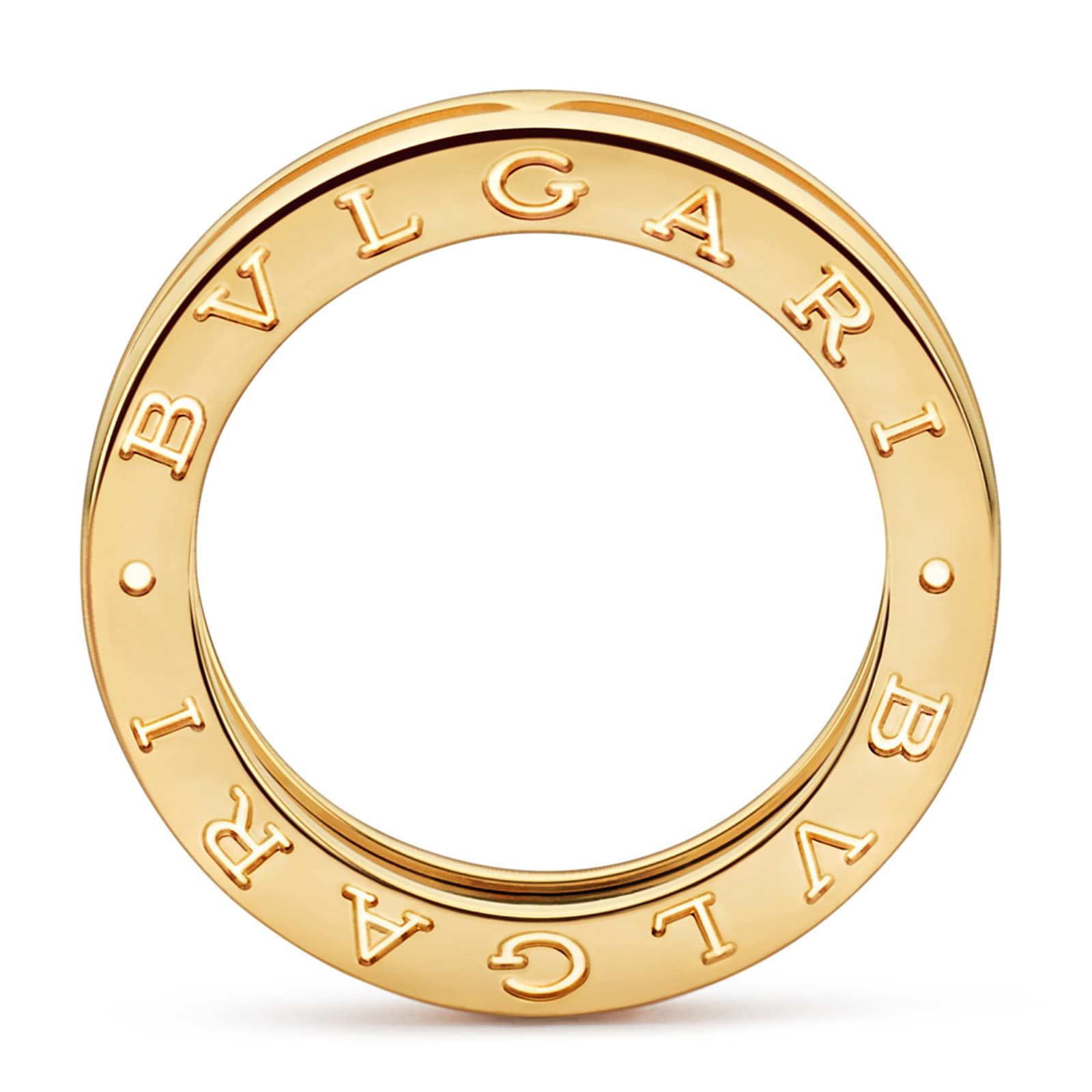 Bvlgari Jewelry 18k Yellow Gold B.ZERO1 1 Band Ring - Size 11.5