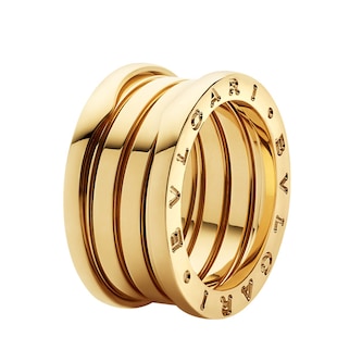 Bvlgari Jewelry 18k Yellow Gold B.ZERO1 4 Band Ring - Size 6.75 Bvlgari Jewelry 18k Yellow Gold B.ZERO1 4 Band Ring - Size 6.75