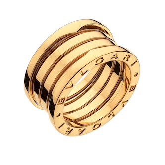 Bvlgari Jewelry 18k Yellow Gold B.ZERO1 4 Band Ring - Size 7 Bvlgari Jewelry 18k Yellow Gold B.ZERO1 4 Band Ring - Size 7