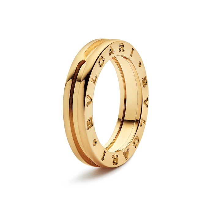 Bvlgari Jewelry 18k Yellow Gold B.ZERO1 1 Band Ring Size 7.75