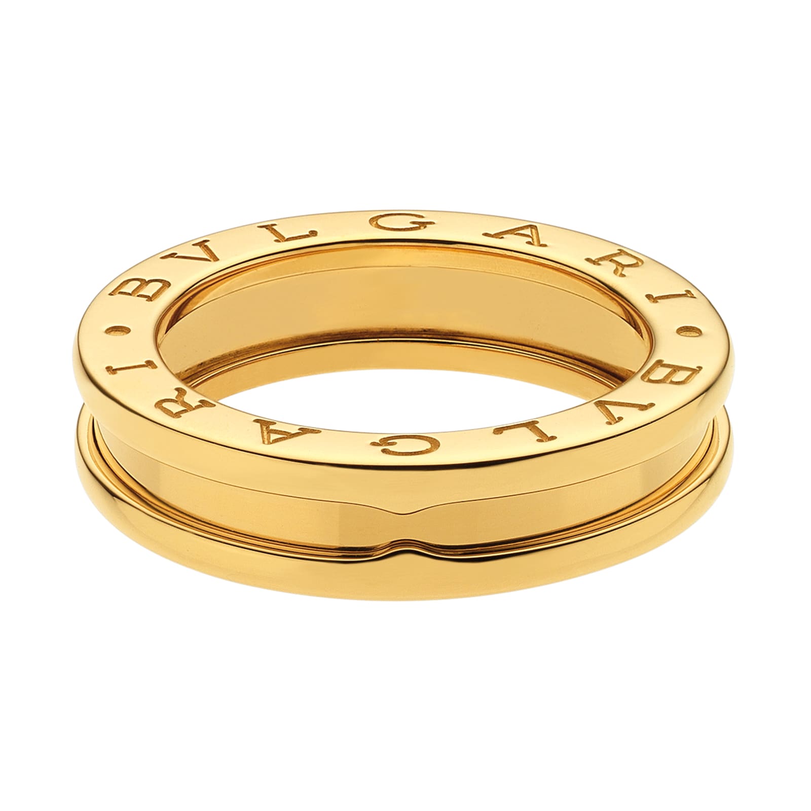 Bvlgari Jewelry 18k Yellow Gold B.ZERO1 1 Band Ring - Size 6.25