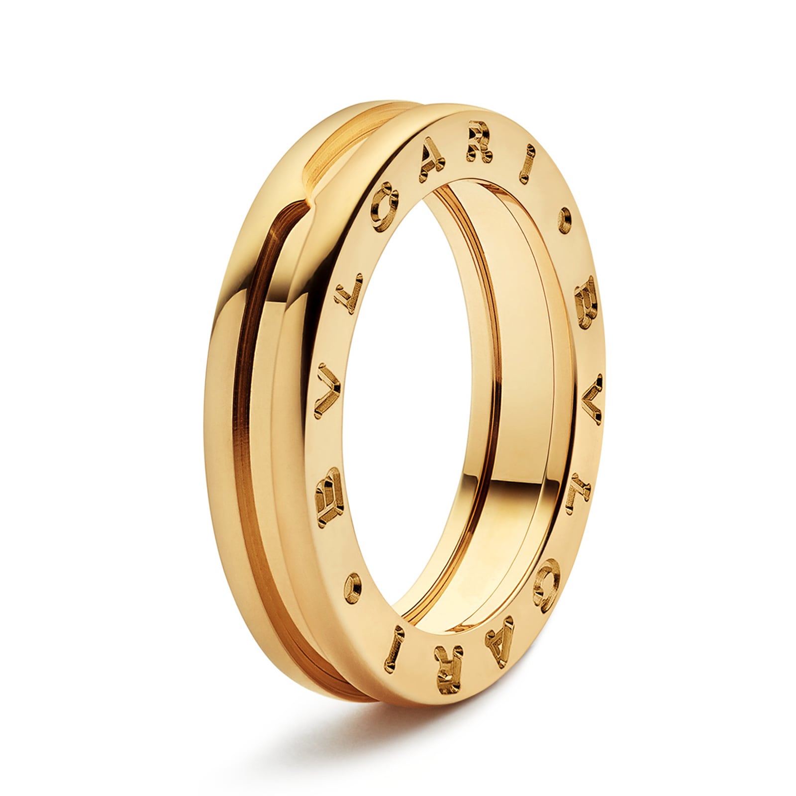 Bvlgari Jewelry 18k Yellow Gold B.ZERO1 1 Band Ring - Size 6.25