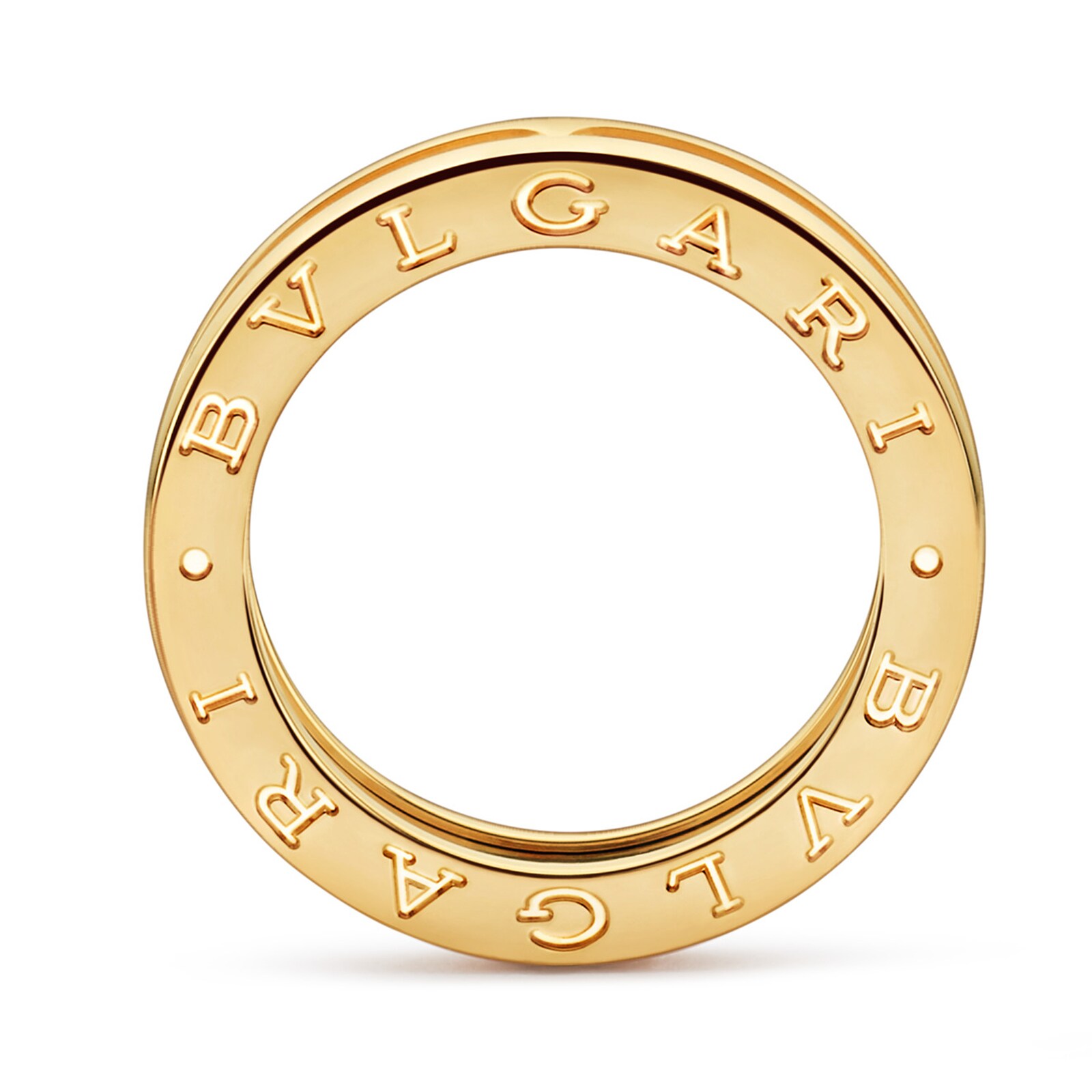 Bvlgari Jewelry 18k Yellow Gold B.ZERO1 1 Band Ring - Size 6.25